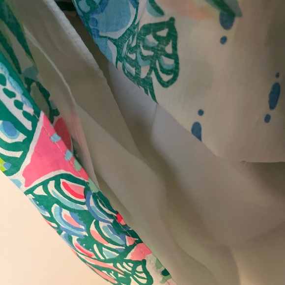 Lilly Pulitzer smocked dress (L) NWOT - Picture 3 of 7